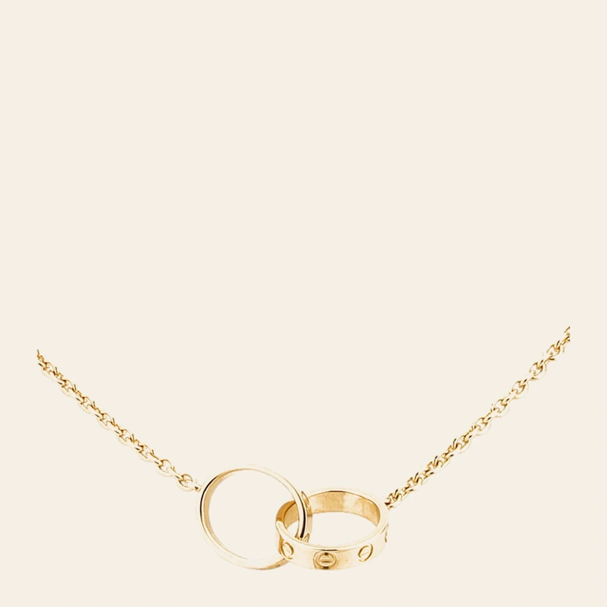 Cartier Love Interlocking Pendant Necklace